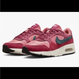 Nike‎ Pink and Green Air Max Sneakers